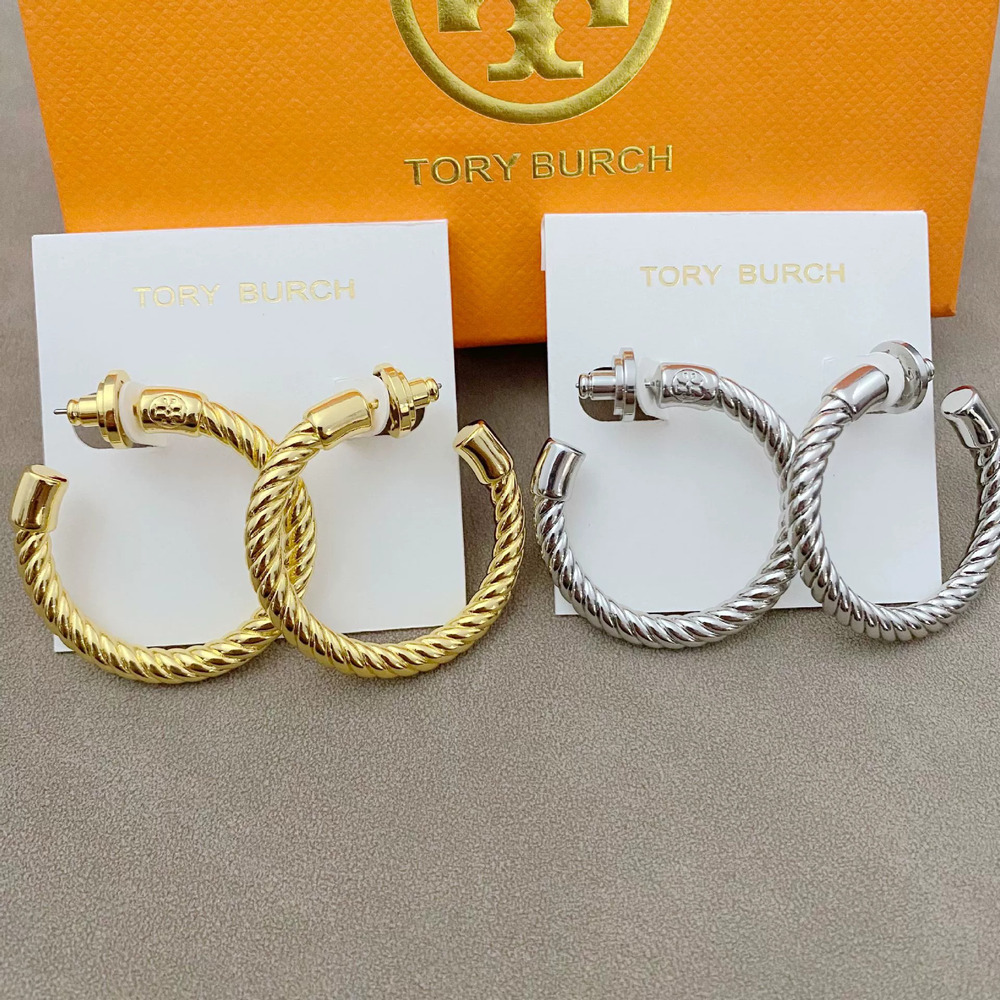Tory Burch Trendy Braided Earrings